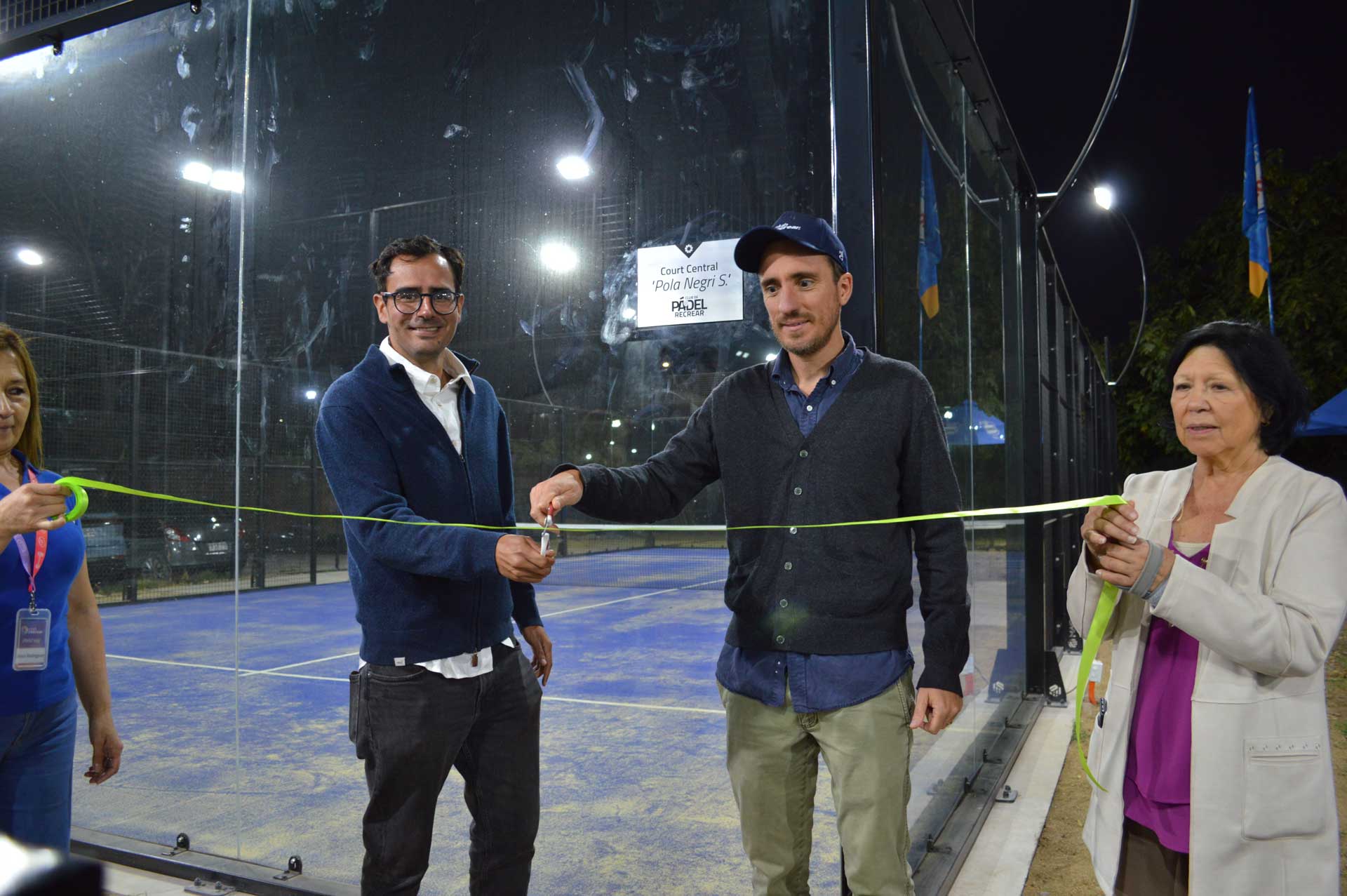 Inauguración canchas de pádel